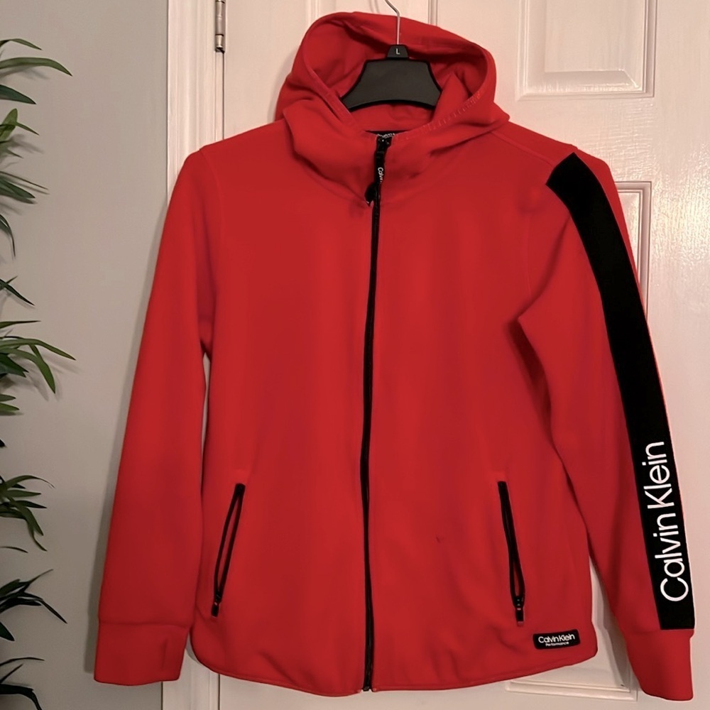 Calvin Klein full zip EUC L
